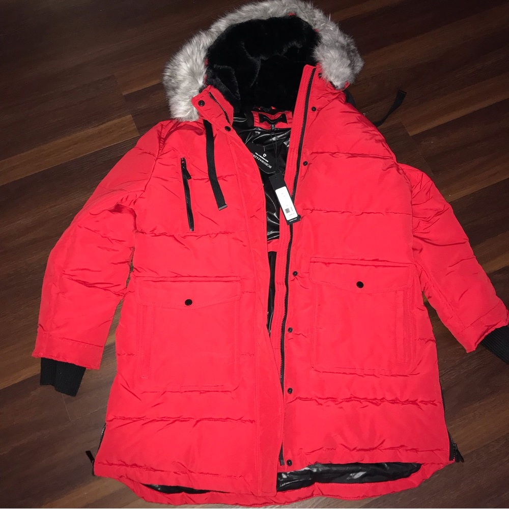 BCBG Max Azria Hooded Puffer Parka NWT